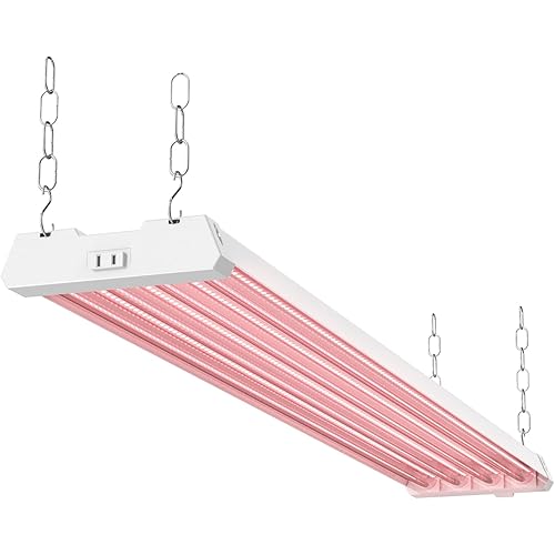 Sunco Grow Lights for Indoor Plants LED, 4FT Grow Light for Greenhouse, 80W, Full Spectrum, Integrated Suspended Fixture, Linkable, Plug in, for Seedlings, Vegetables, Flowers