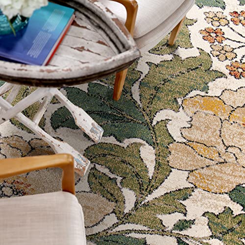 Orian Rugs ASC/JEFL/50MX/061X245 Simply Southern Cottage Jefferson Floral Runner thumb #3