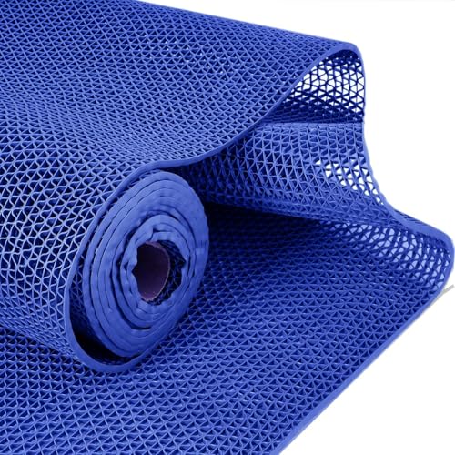 uyoyous Rutschfeste Drainagematte, 90 x 3 m, kommerzielle Anti-Ermüdung, PVC-Bodenmatte, Nassbereich, Türmatte, Bad, Dusche, Bodenmatte, vielseitig, Restaurant, Küche, robuste Teppiche für drinnen und