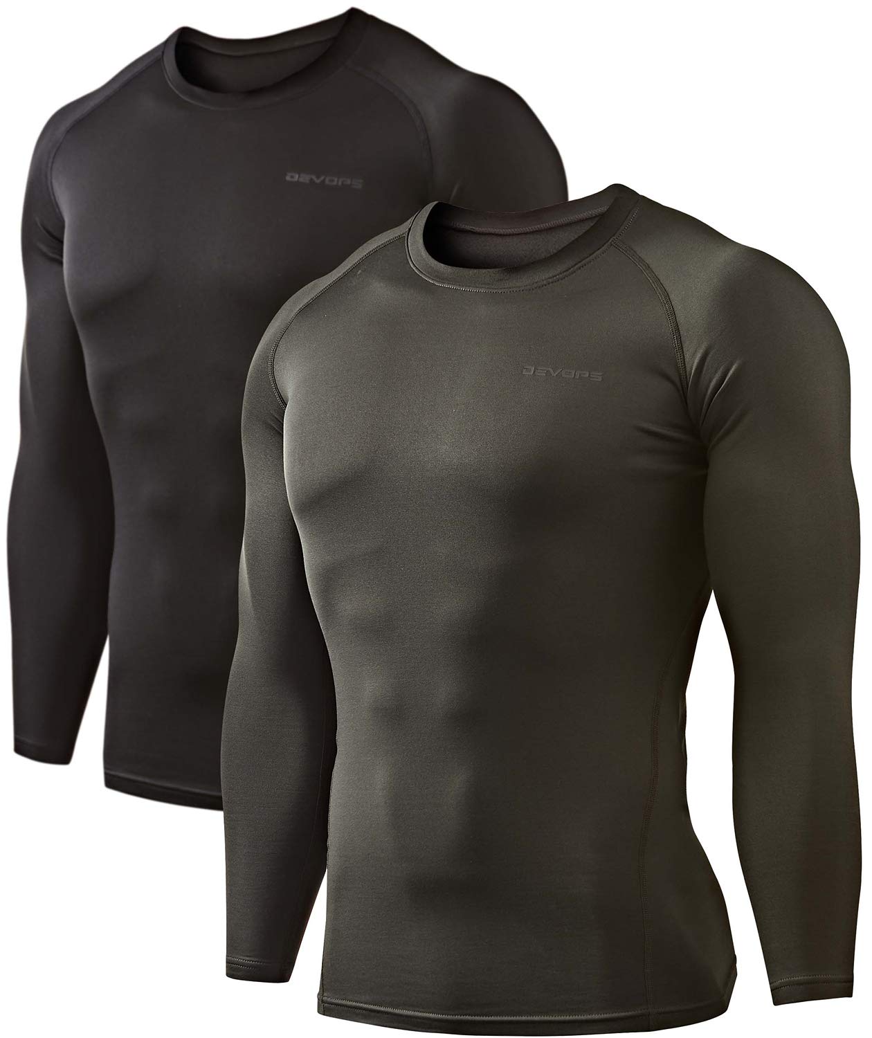 Sponsored Ad - 2 Pack Men's Thermal Long Sleeve Compression Shirts