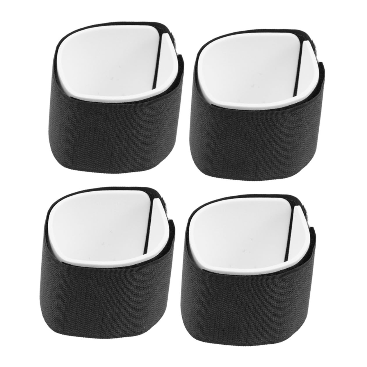 HONMEET 4pcs Snowboard Fixing Straps Ski Accessory for Secure Carrying of Skis Protects Arms for Outdoor Sports Versatile Sled Fastening Belt