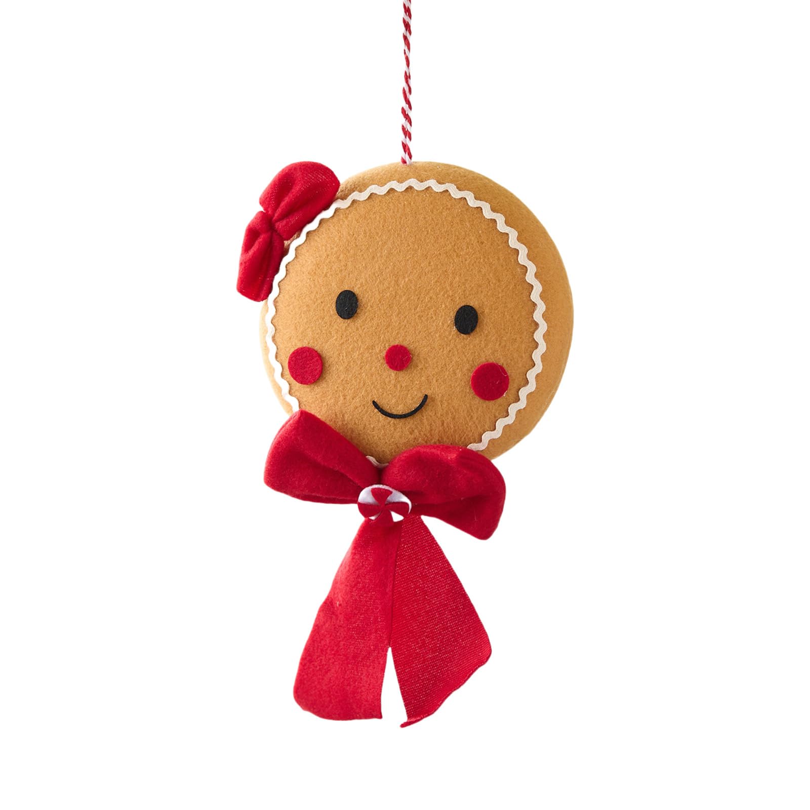 Xjdzineq Christmas Tree Hanging Decorations Gingerman Ornament for Mantels Wreath Bookshelf Indoor and Outdoor Holiday Decoration Christmas Tree Decorations