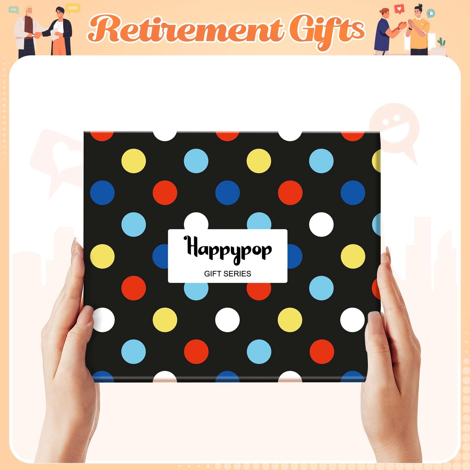 HAPPYPOP Boss Gifts Ideas Socks - Boss Socks for Men Women, Retirement Coworker Friend Gifts - Image 4