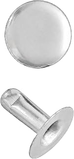 Tandy Leather Nickel Plated Small Rapid Rivets 100 Pack 1271-12