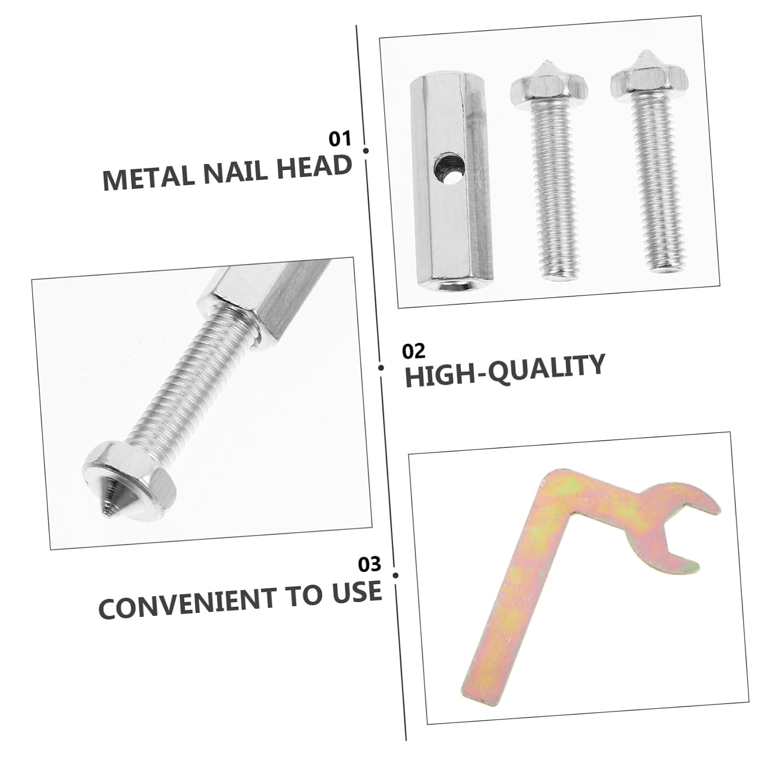 21pcs Junction Box Repair Kit Support Rods and Screws Socket Cassette Accessory for Wall Mounting for Fixing Damaged Electrical Boxes