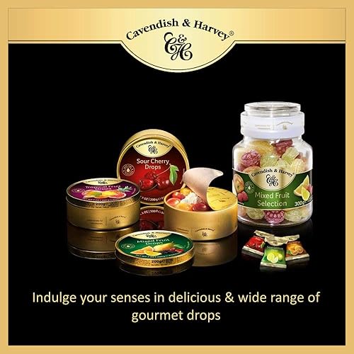 Miniatura 7 de Cavendish & Harvey Gotas de caramelo rellenas de fresa  6 onzas - 1 paquete