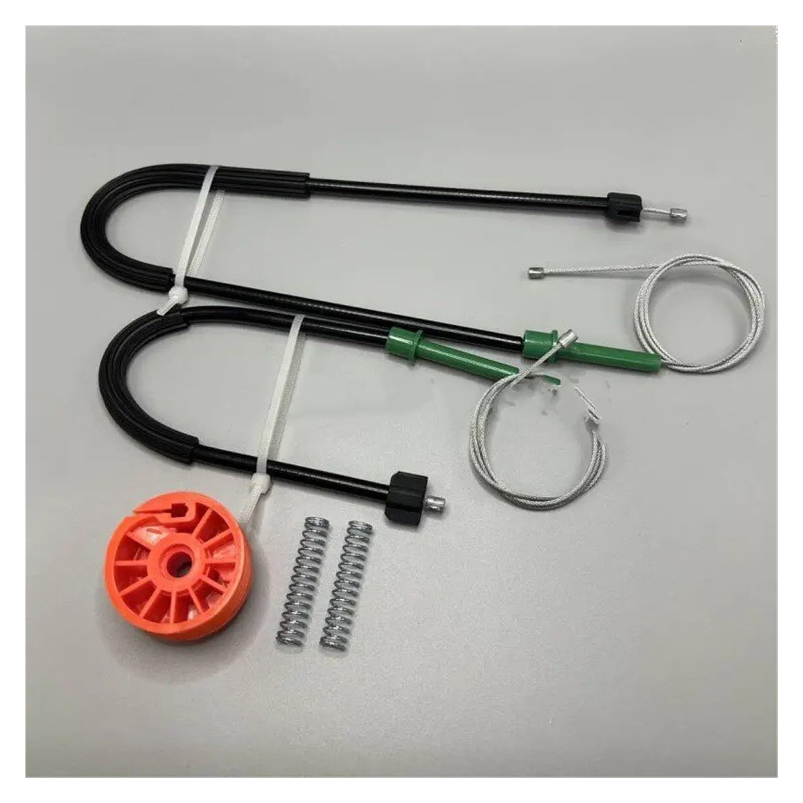 Sauanmnktp 1 Pcs Window Winder Repair Kit For Megane Ii Cabriolet 2002-2016 Rear Left Window Regulator Repair Kit Clips