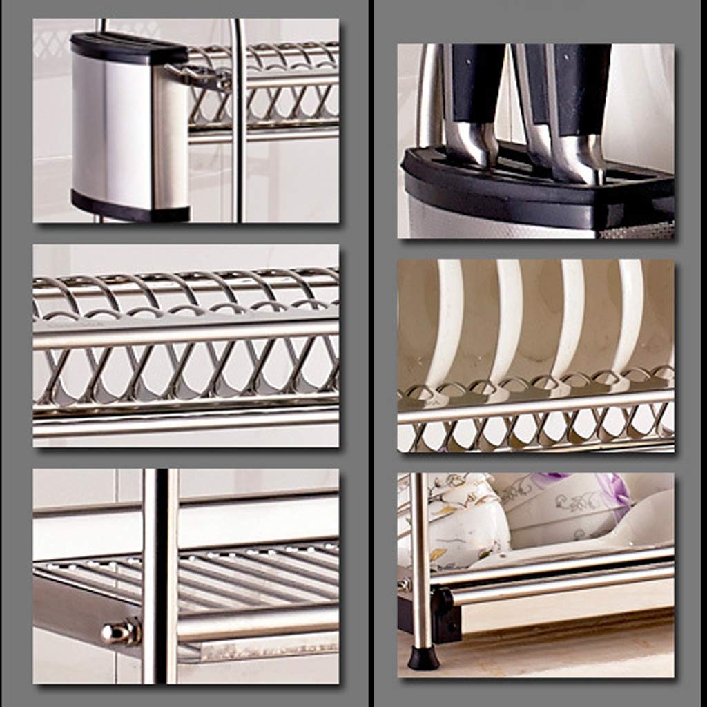 Naczynia Kuchenne 304 Ze Stali Nierdzewnej, Wielofunkcyjny Stojak Kuchenny, Przyjazny Dla Środowiska Stojak Na Naczynia Do Użytku Domowego, A2,B3