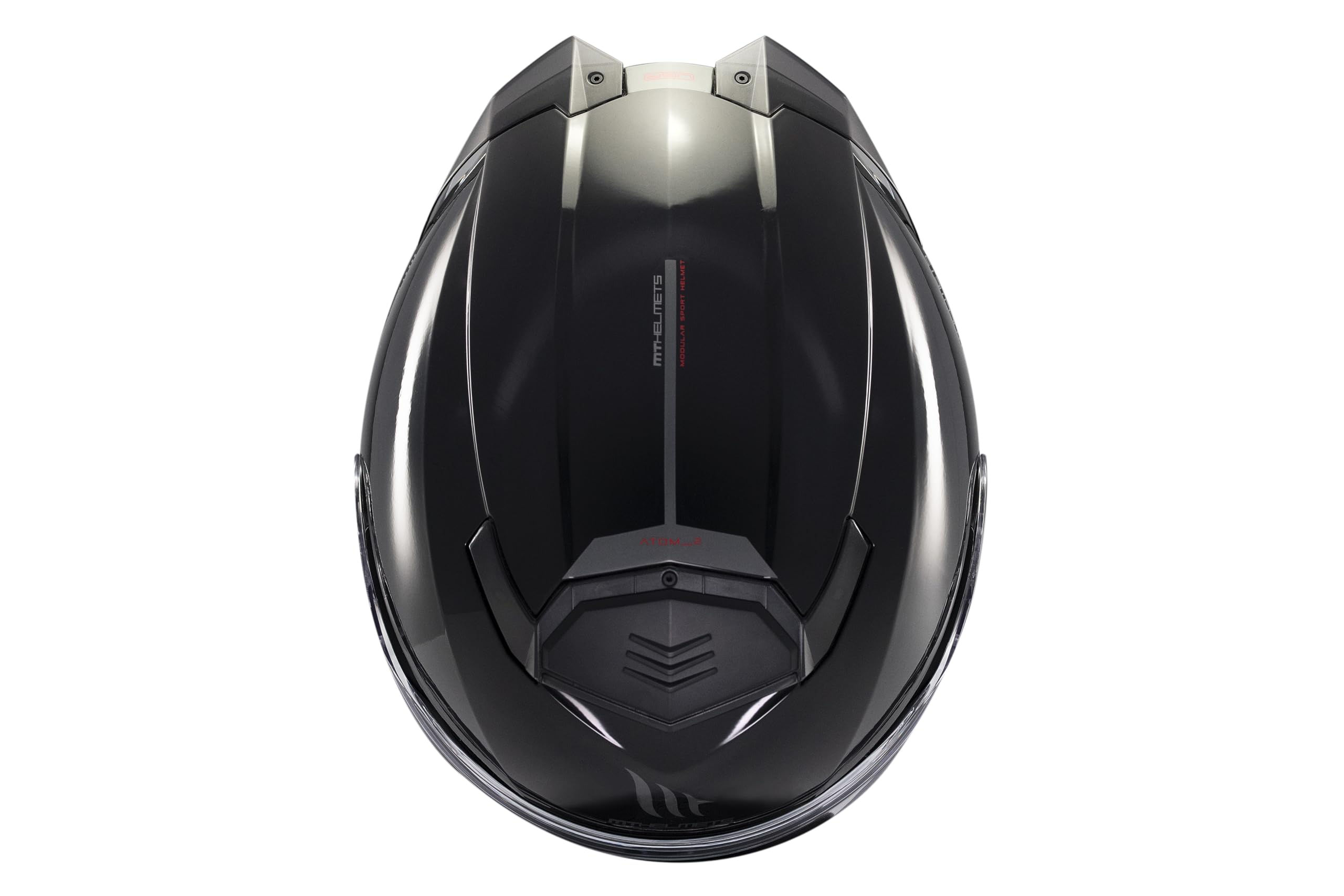 MT Helmets Atom 2 SV, Casco moto Modular Flip-Up, Visor Solar Retráctil, Interior Lavable, Preparado Intercomunicador UCS, Bloqueo frontal, Visor con posición Ventilación, Homologado ECE 22.06 & DOT