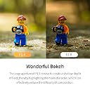 7Artisans 55mm F1.4 II Lens Compact Mirrorless Manual Focus Cameras APS-C Portrait Lens for Sony E-Mount Cameras (Black) gallery image
