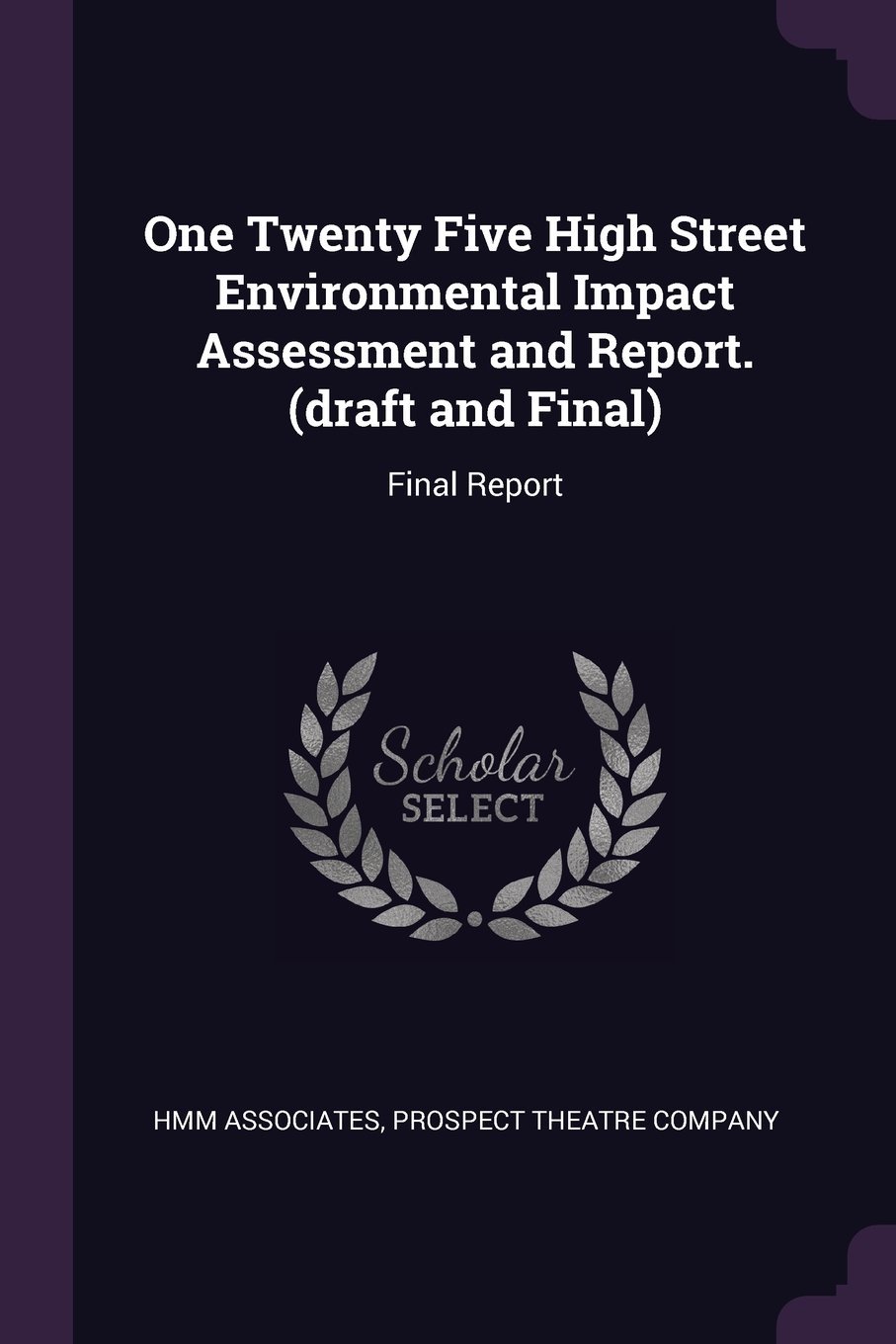 One Twenty Five High Street Environmental Impact Assessment and Report. (draft and Final): Final Report