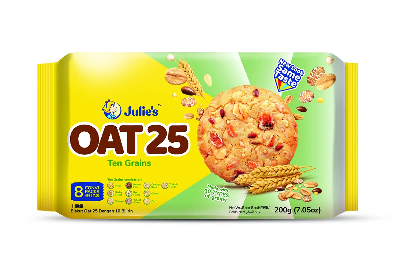 Julie’s Oats 25 Ten Grains, 200g