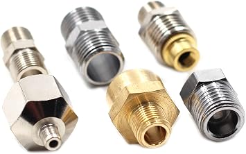 7 x Airbrush Hose Adapter for Compressor and Airbrush Gun