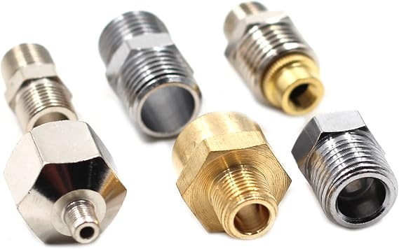 7 x Airbrush Hose Adapter for Compressor and Airbrush Gun