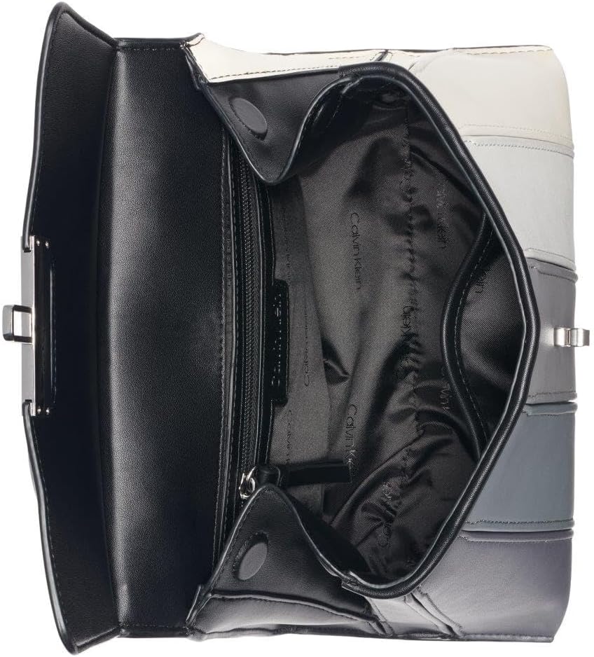 Calvin Klein womens Becky Top Handle Mini Bag Crossbody | 2 in 1, Vegan Leather, 2 Pockets - Image 4