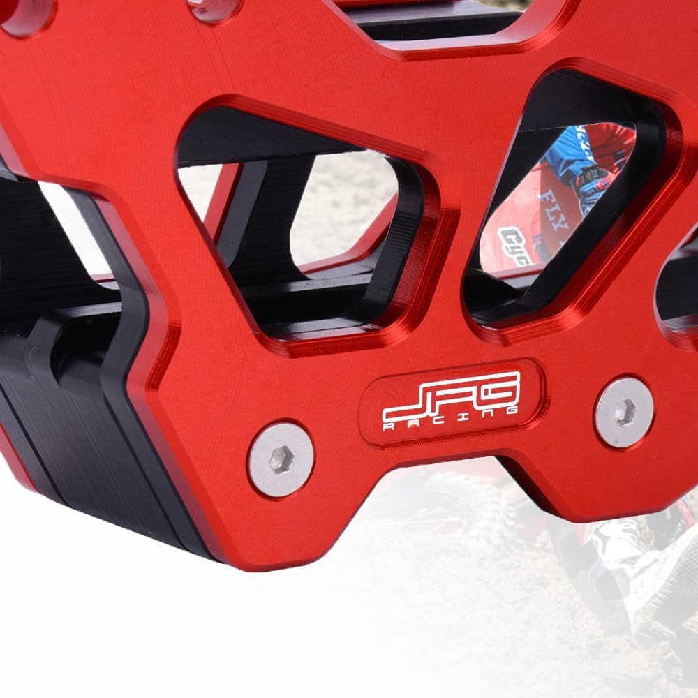Motorcycle Chain Guide Guard Protector CNC 6061-T6 Aluminum Motorcycle Chain Guard Protector for CRF250R CRF450R 07-21 CRF250X 07-17 CRF450X 08-21 CRF250RX 19-21 CRF450RX 17-21 CRF450L CRF450RL…