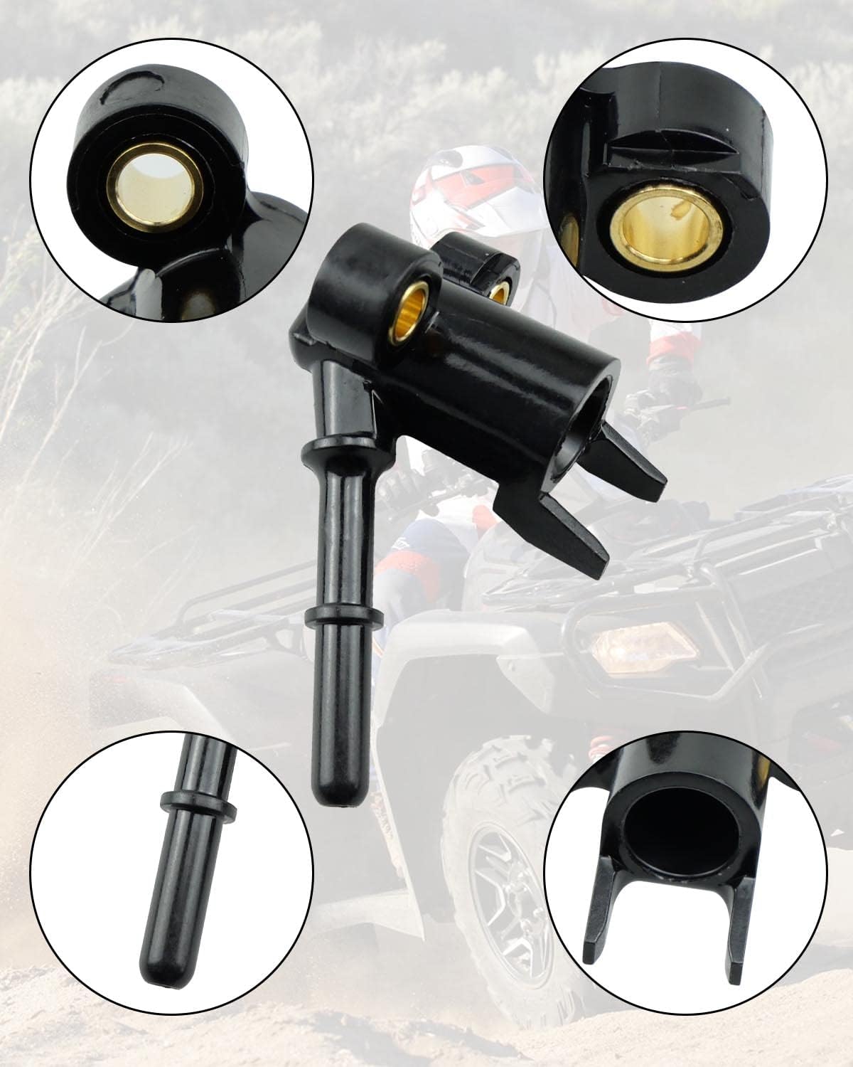ANODZU 16422-HR3-A41 Fuel Injector Joint Cap Fits for Honda Rancher 420 Foreman 500 Rubicon 500 Pioneer 500 2014-2021