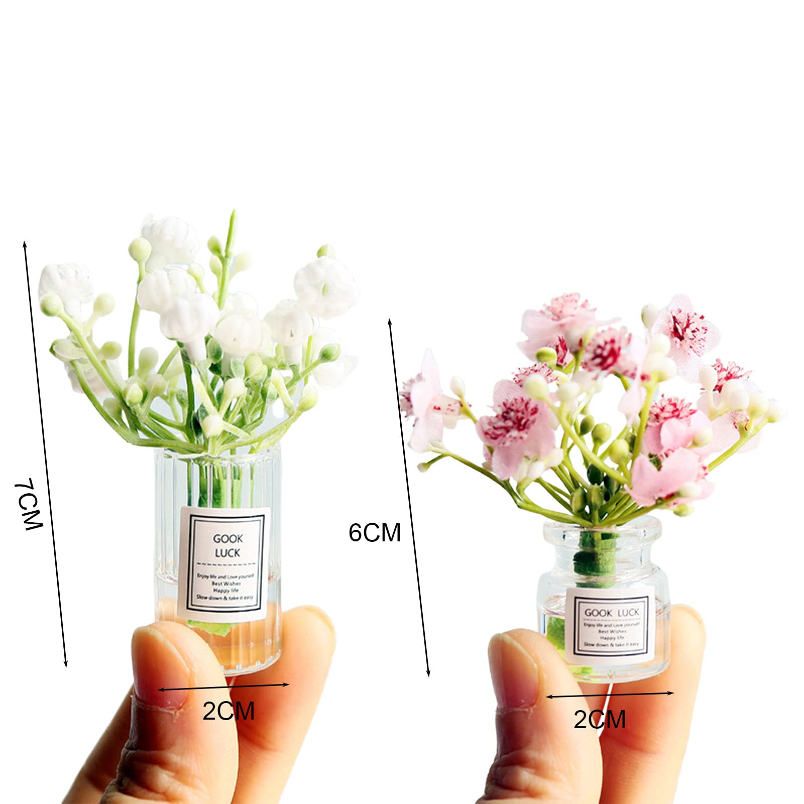 Planta En Maceta Para Casa De Muñecas, Flor De Casa De Muñecas 1:12