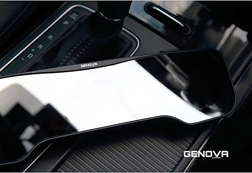 Miniatura 6 de DABOK Espejo retrovisor en el espejo ECM Espejo retrovisor gran angular en el interior universal Clip en el espejo retrovisor plano sin punto ciego