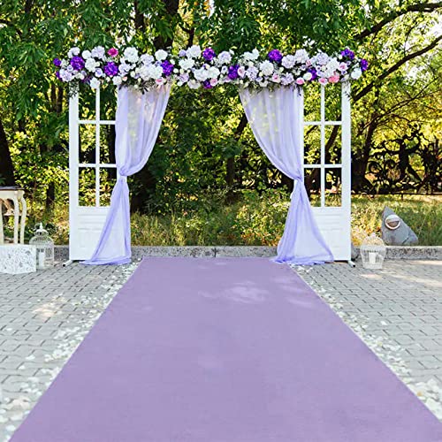Fioletowy dywan do korytarza ślubnego – chodnik o grubości 2 mm do eleganckich ceremonii i miękki idealny na wesela wewnątrz/na zewnątrz, imprezy ślubne i specjalne okazje.