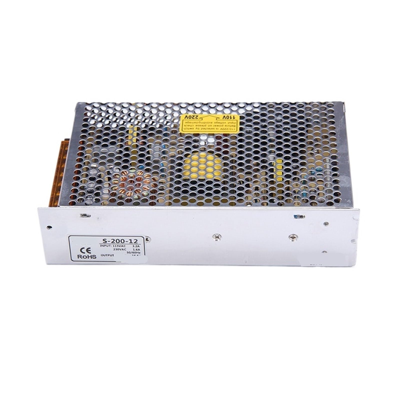 200W Single Output 12V 16.5A for LED Strip Displays