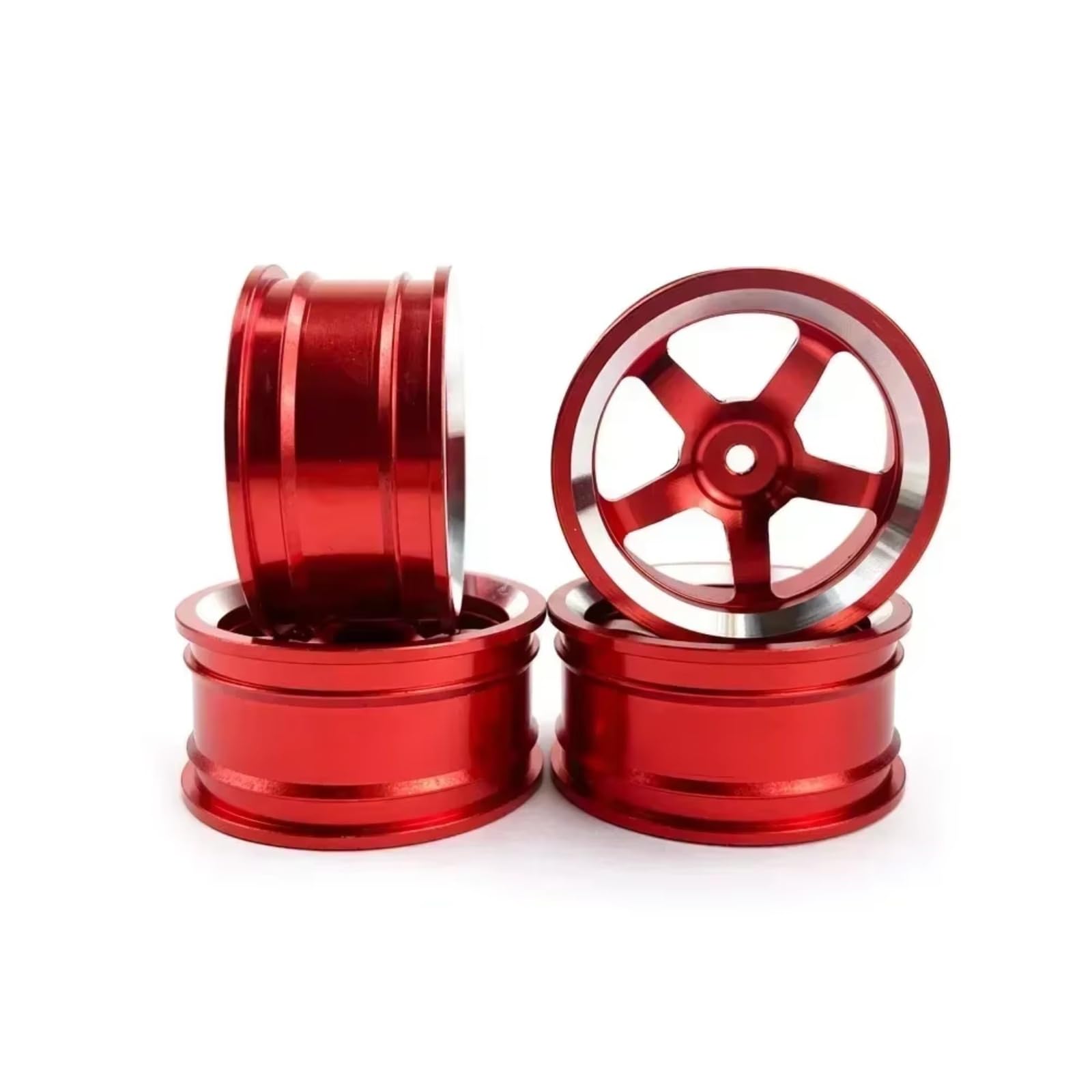 Compatibile con MN86K MN86KS G500 4WD RC Crawler Car Truck Aggiornamento Parti di Ricambio Accessori Mozzo Ruota in Metallo Cerchio Ricambi RC