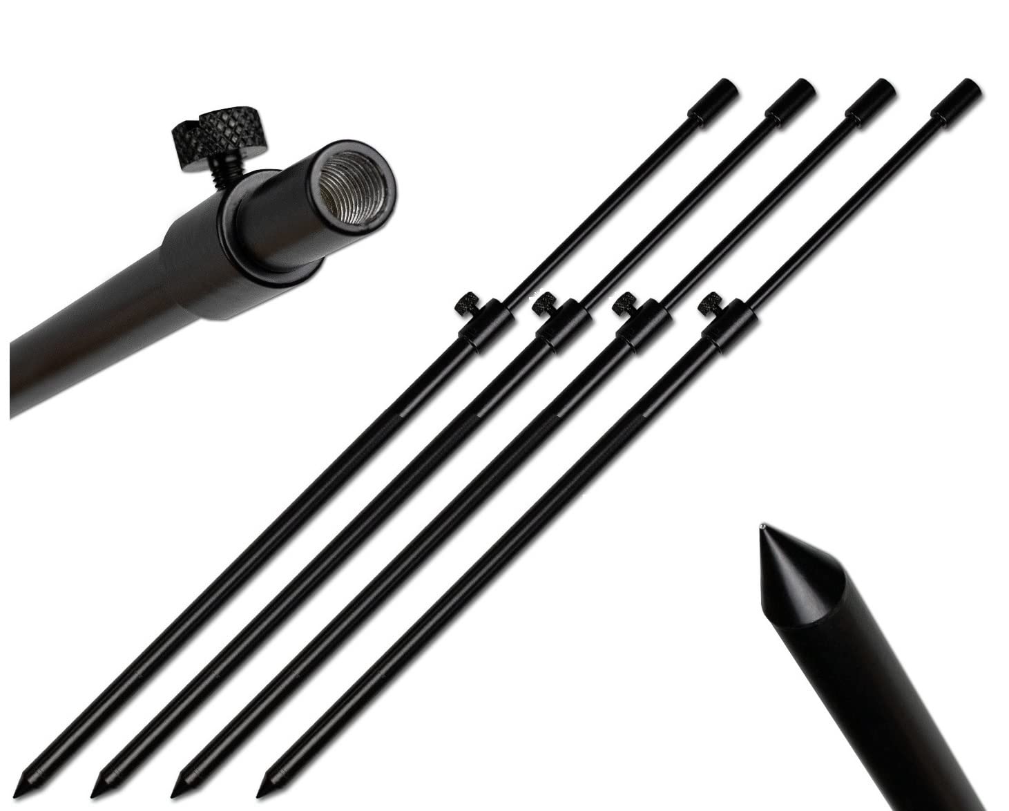 RIPOSO CANNA DA pesca carpa facile installazione con barra trasversale