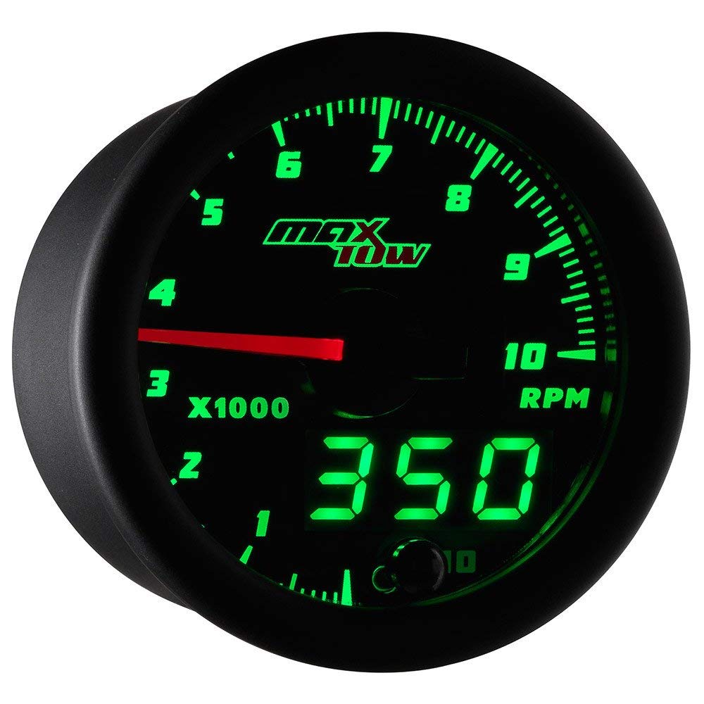 MaxTow Double Vision 10,000 RPM Tachometer Gauge for 110 Cylinder