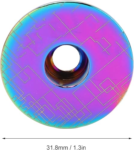 Miniatura 5 de Tapa superior para auriculares de bicicleta, aleación de aluminio para bicicleta de montaña, cubierta superior con pernos para la mayoría de