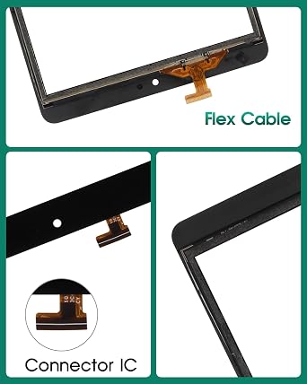 for Alcatel Joy Tab 2 2020 8 9032X 9032Z 9032T 9032W Touch Screen Glass Panel Digitizer Replacemet(Not Including LCD)