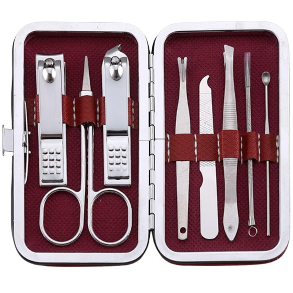 Professional Manicure and Pedicure Set Nail Care Tools - Nail Clipper Nail Cutter Nail Files Ear Spoon Beauty