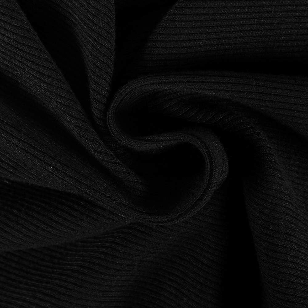 PALINDA Women's Turtleneck Long Sleeve Ribbed Knit Bodysuit Sexy Bodycon Stretchy Leotards - Image 7