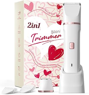 Risina 5-in-1 Bikini Trimmer for Women | Facial Hair Removal Machine, Eyebrow, Underarms & Private Part Shaver | Epilator Price In India