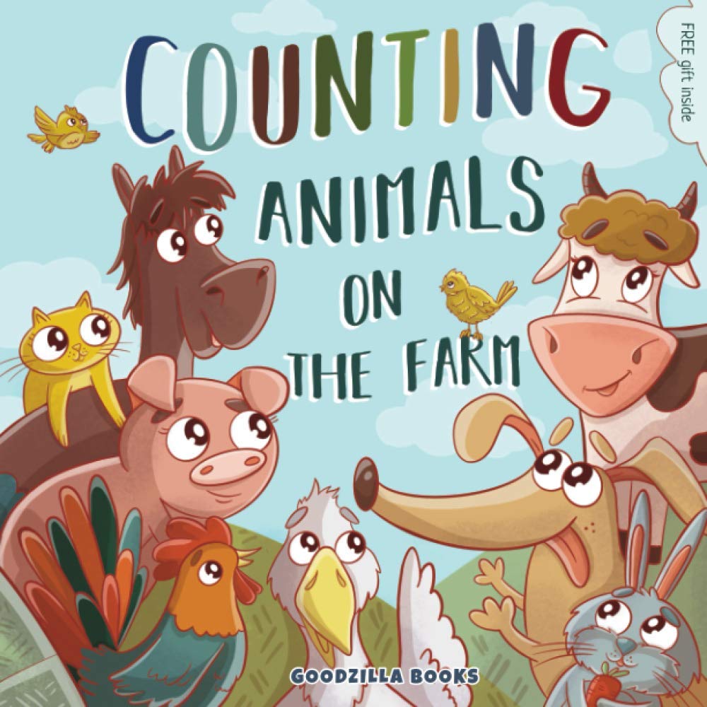 Counting Animals on the Farm: Counting book for kids, Learn numbers from 1 to10, Counting Animals