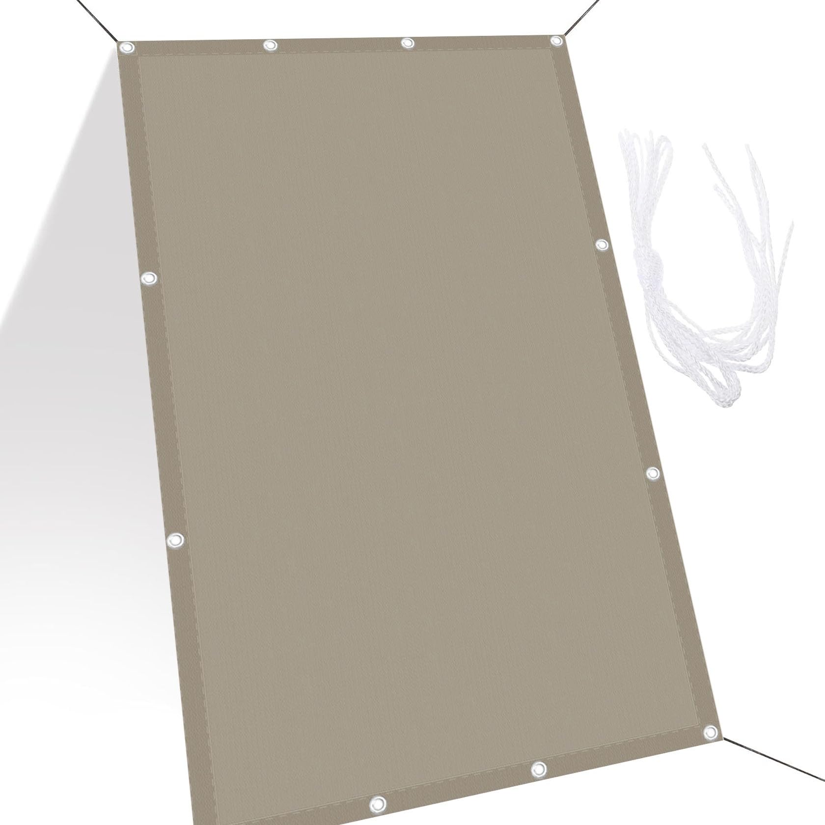 Filet d'ombrage étanche 3 x 4.2 m résistant aux intempéries et blocage 98% UV