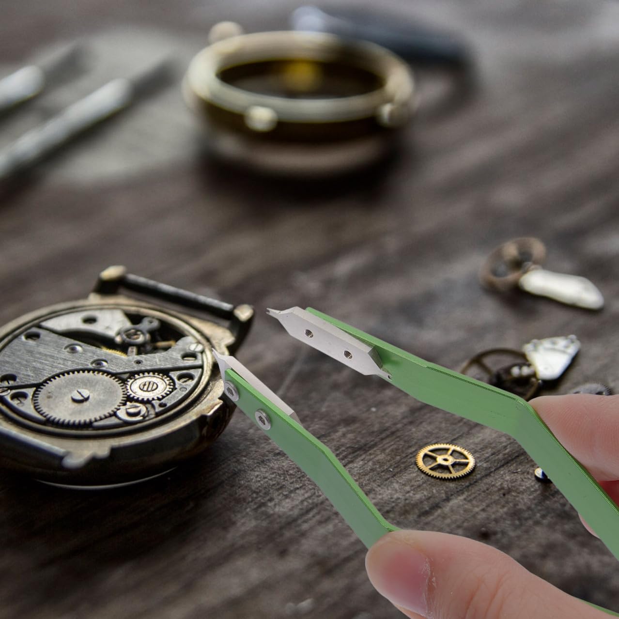 Holibanna Herramienta De Reparación De Relojes Diseño y Removedor De Correas Fabricado Aleación De Aluminio y Acero
