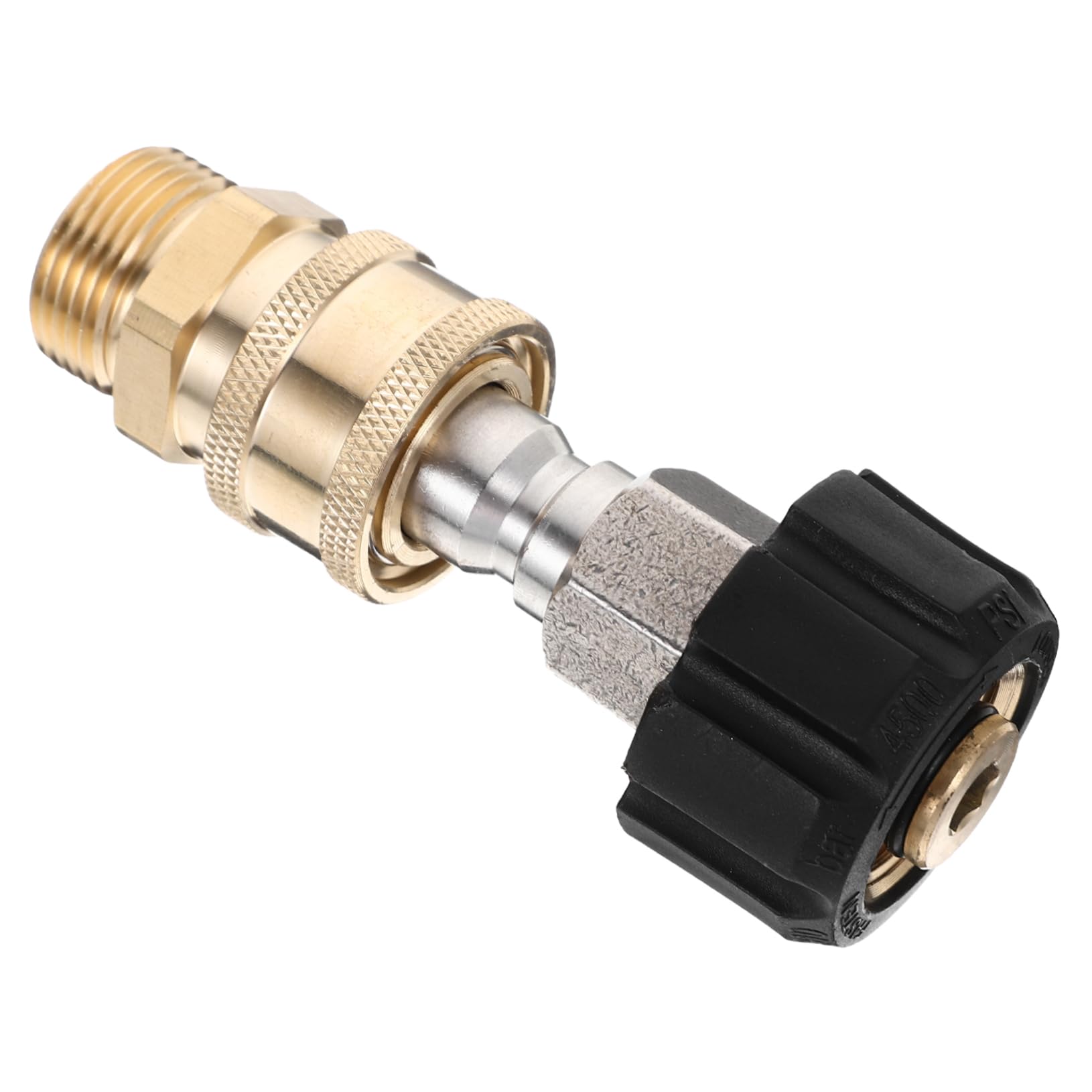 UKCOCO 3 Juegos De Adaptadores Macho De Función Rápida Adaptador En Y Conector para Hidrolavadora Conector De Manguera De Alta Presión Acoplador para Hidrolavadora Conector De