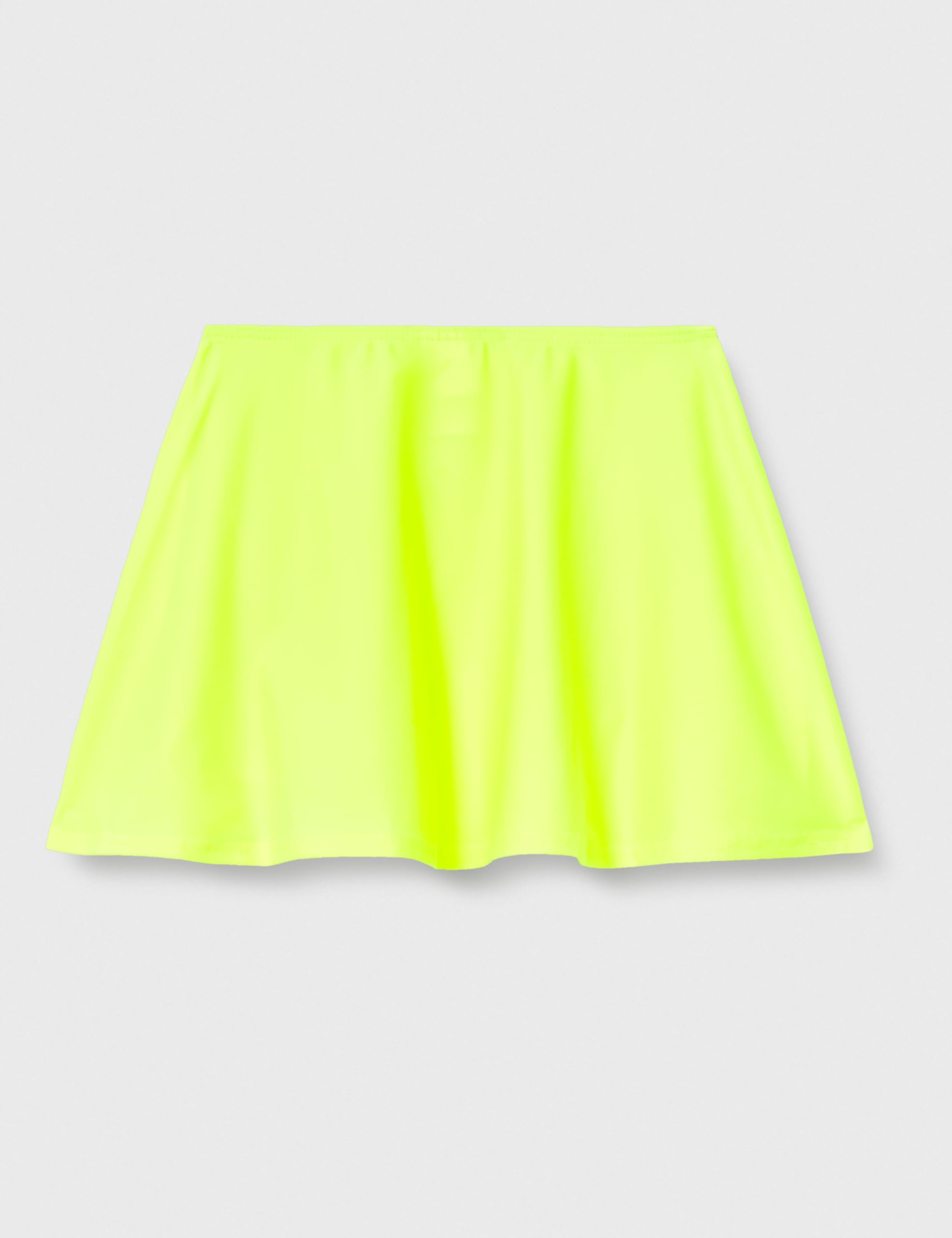 Haute pression Alta presión Falda de Chica Liso Ropa Cubriendo Traje de Baño, Amarillo Fluorescente, 10 años