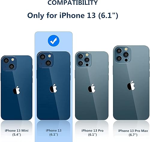 Miniatura 2 de iCoverCase Funda tipo cartera para iPhone 13 con ranuras para tarjetas bloqueo RFID en relieve de piel sintética de alta calidad con función atril