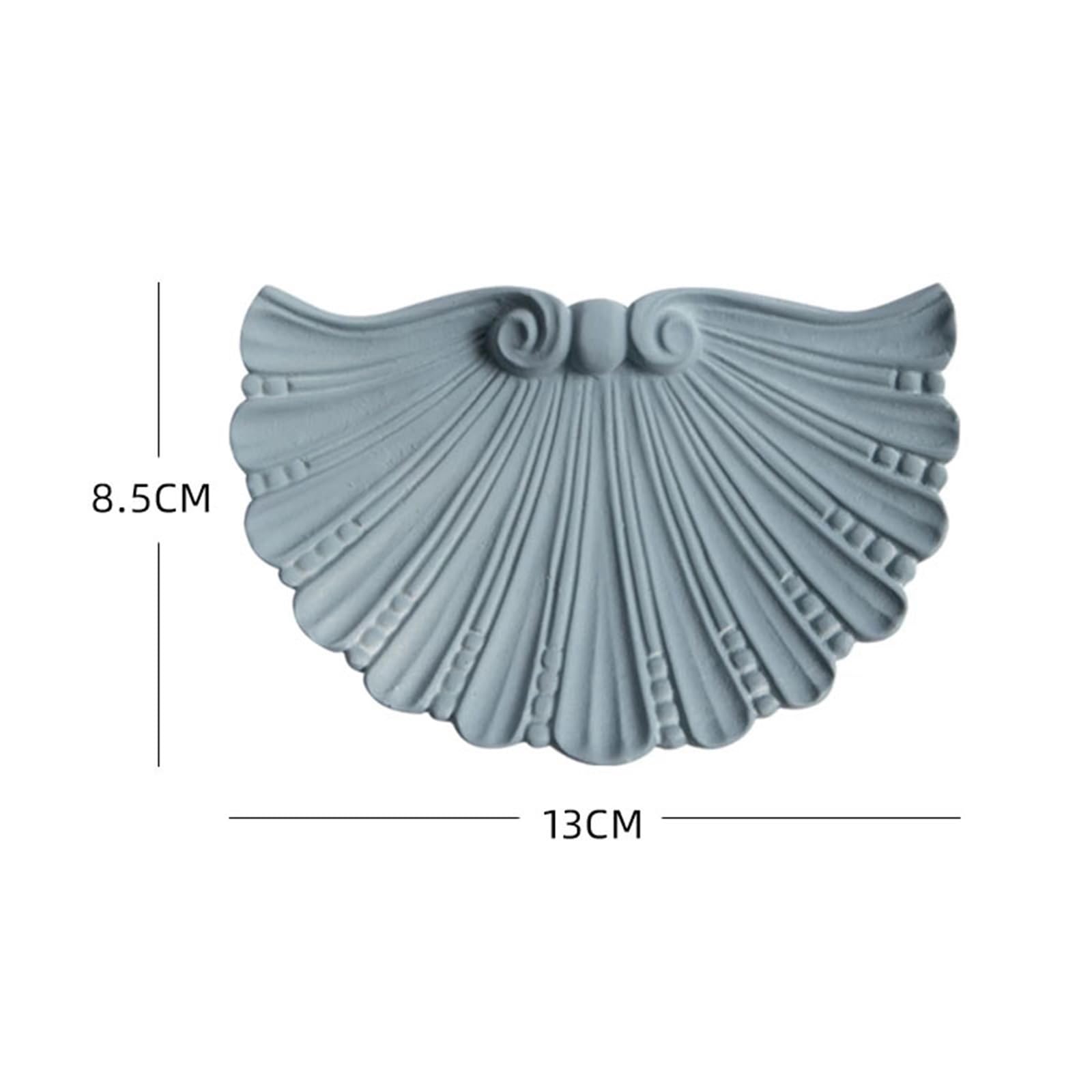 Przechowywanie biżuterii Fan Shaped Gypsum Jewelry Tray Ring Earring Display Holder dla lad detalicznych