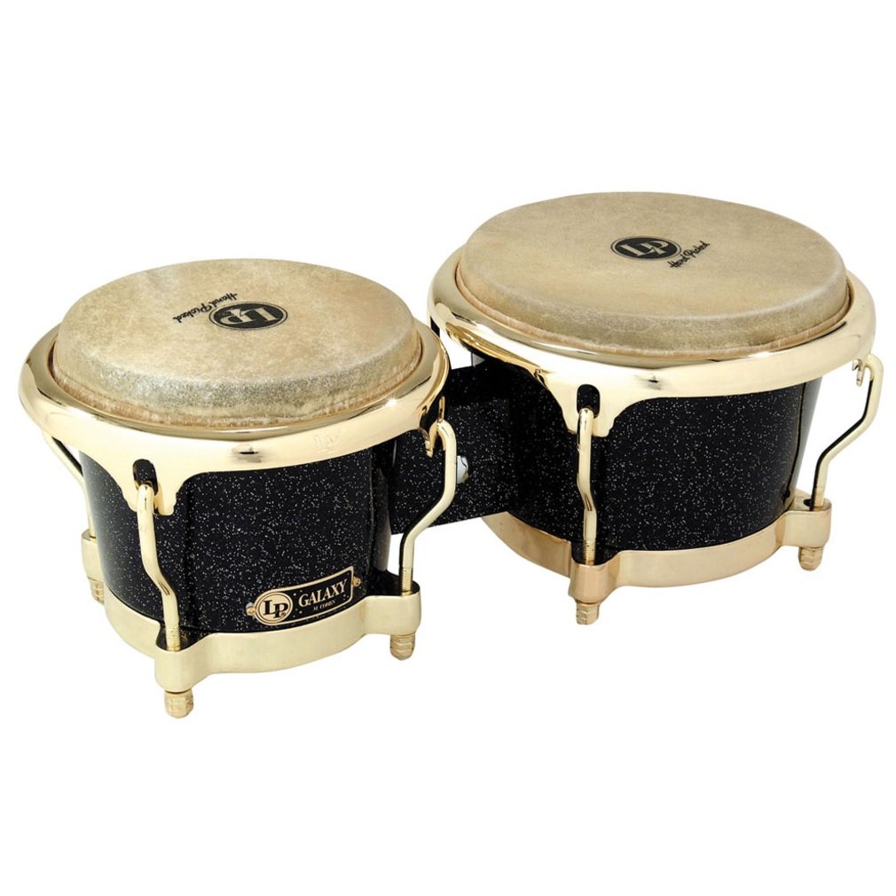 Latin Percussion LP815004 Galaxy Giovanni Fiber Glass Bongos - Gold
