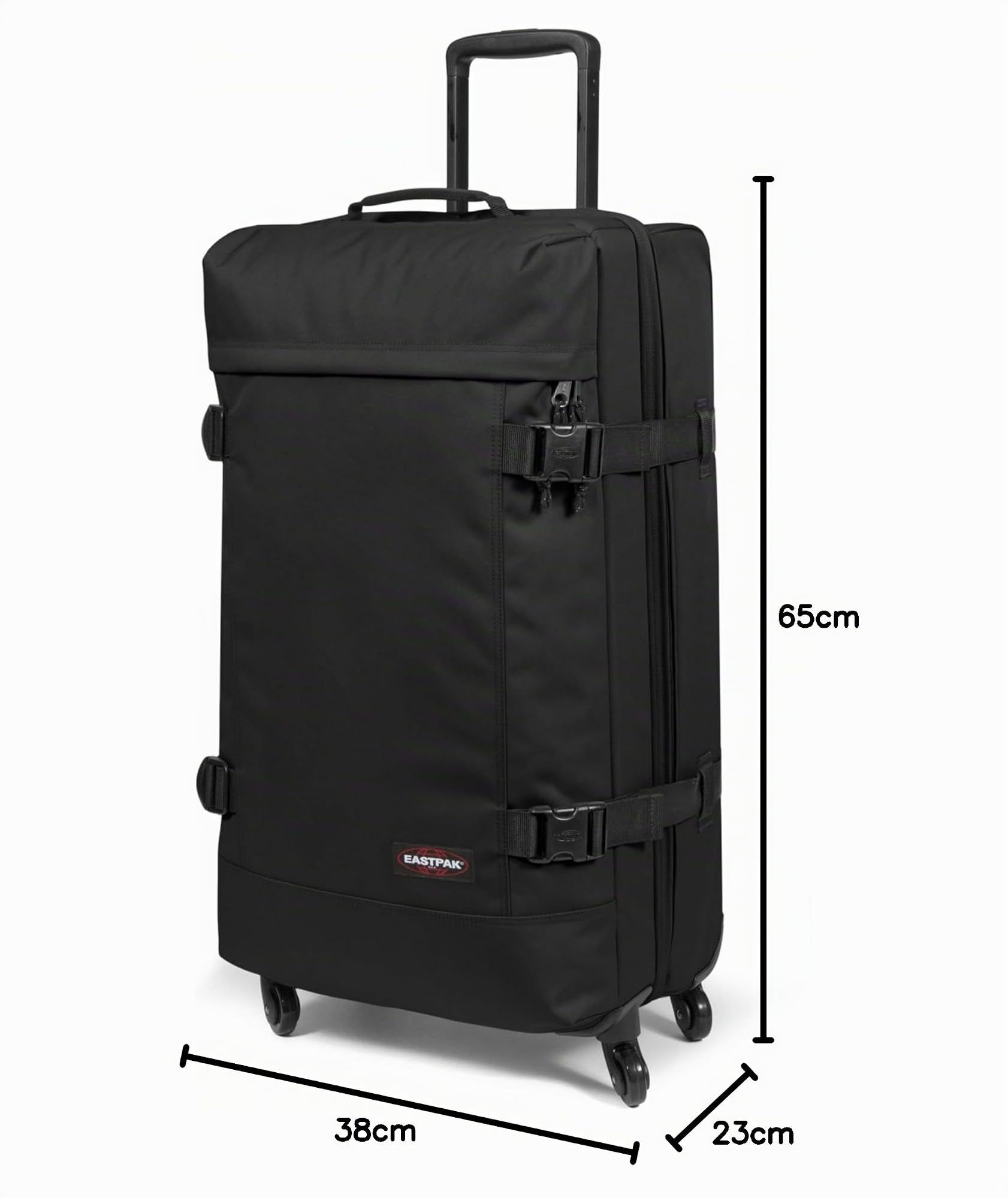 EASTPAK TRANS4 L Maleta, 75 x 41 x 28 cm, 80 L - Black (Negro)