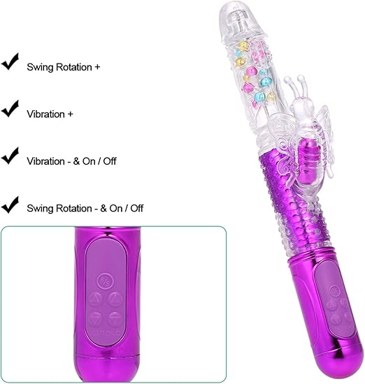 Vibrador de empuje con punto G, estimulador de clítoris ...
