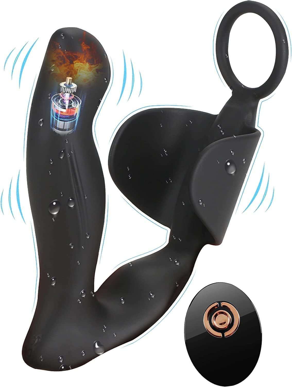 Sex Toys Masturbatore Maschile Sex Toys Masturbtore per Pene Automatico Stimolatore Prostatico Maschile con 9 Vibrazione Vibratore per Uomo Adatto Vibratore Anale Masturvatore Per Uomo