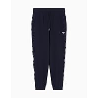EMPORIO ARMANI Pantaloni Uomo Terry con Polsini Blu L