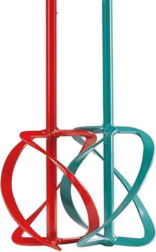 Miniatura 9 de COLLOMIX Mezclador de paletas - 110 V, 1.4 HP Taladro mezclador de hormigón portátil con controles de velocidad variable y conexión de paleta