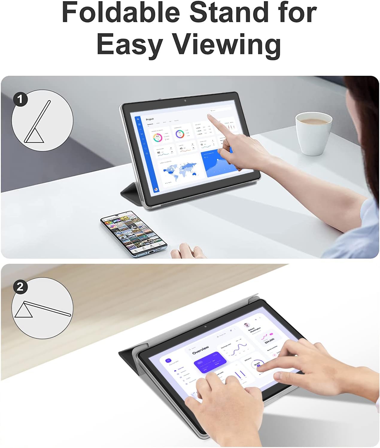 SANNUO Tablet 10 Pollici Android 11 con Display IPS, Octa-Core, G+G touch screen,RAM 4GB ROM 64GB,Espansione SD da 128 GB,2.4G wifi, Dual Camera,Bluetooth,Tablet con Custodia-Nero SANNUO Tablet 10 Pollici Android 11 con Display IPS, Octa-Core, G+G touch screen,RAM 4GB ROM 64GB,Espansione SD da 128 GB,2.4G wifi, Dual Camera,Bluetooth,Tablet con Custodia-Nero