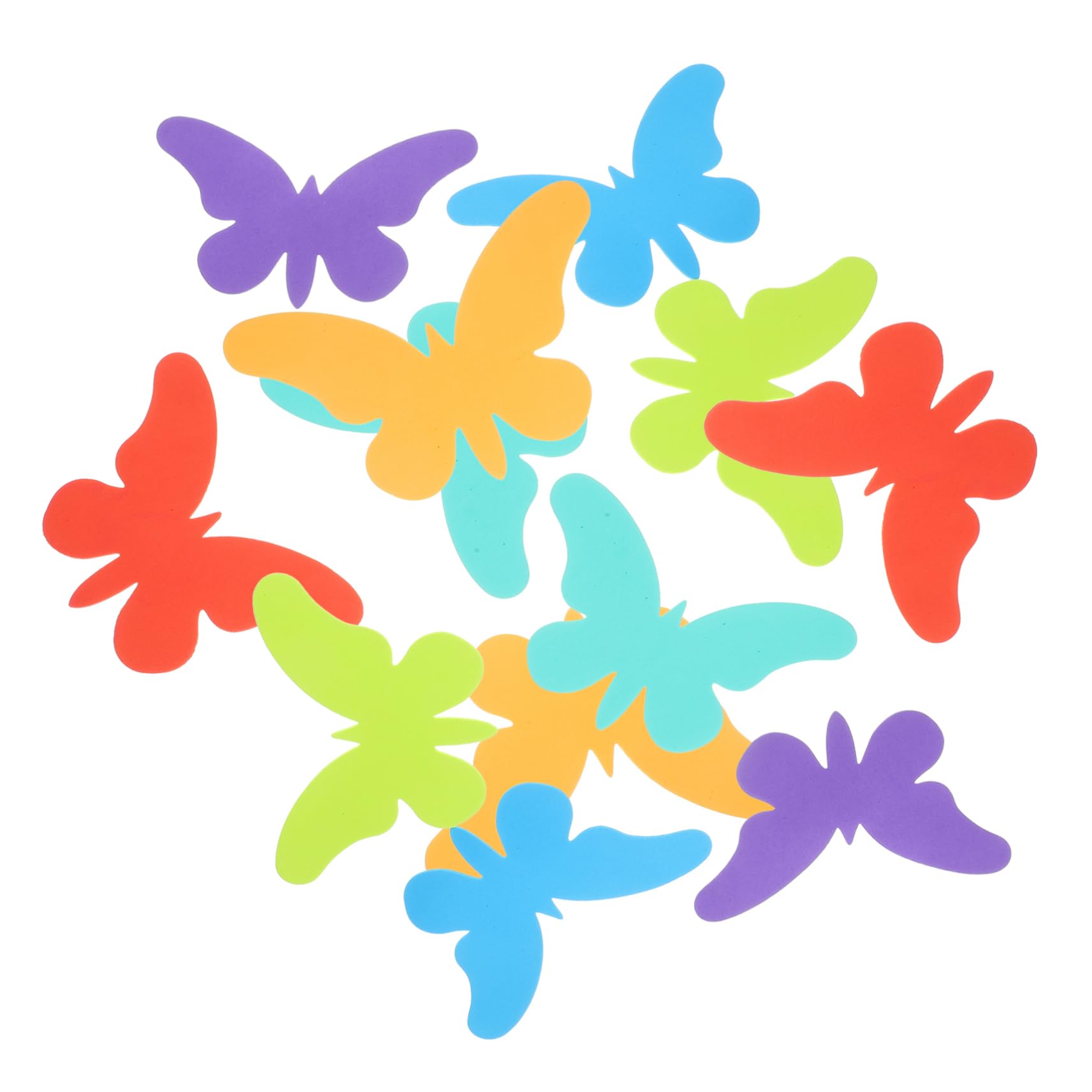 Mariposas de goma EVA Garvalon, 36 pegatinas de espuma para manualidades y decoración de eventos
