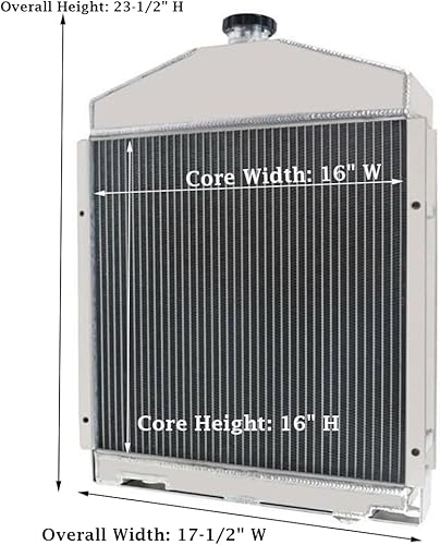 Miniatura 3 de ReadyCool Radiador para InternacionalFarmall 100 130 200 230 AV A-1 Super A Super C Super AV