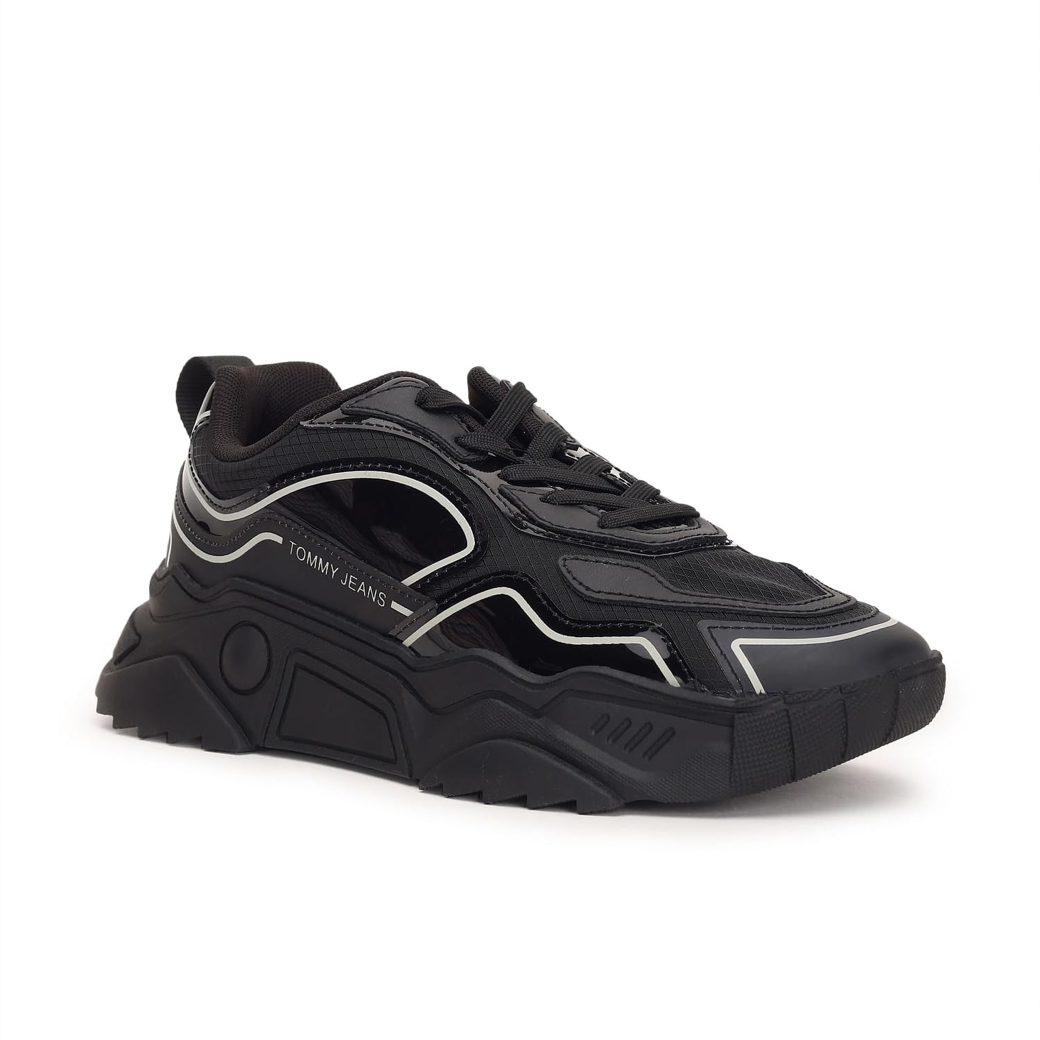Tommy Hilfiger TPU Self Design Black Women Platform Sneakers (F23HWFW164) Size- 37 (B0CKWCL7RR) Amazon Price History, Amazon Price Tracker